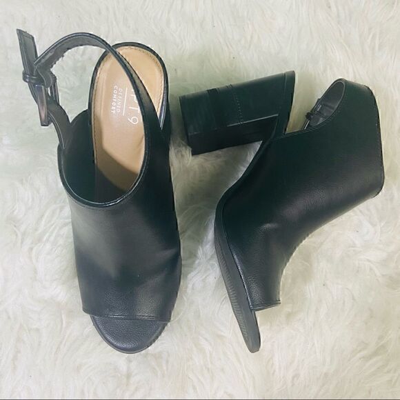 CApt.9 casual / party, block heel fall winter holidays peep toe edgy sho… - Picture 13 of 16